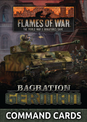 Flames of War: Bagration – German Command Cards