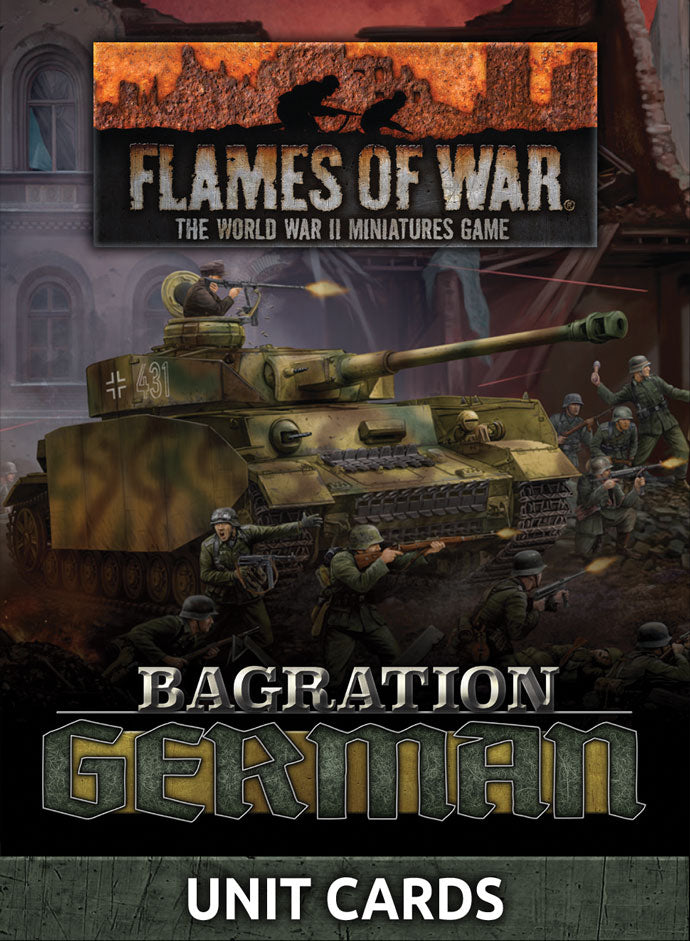 Flames of War: Bagration – German Unit Cards