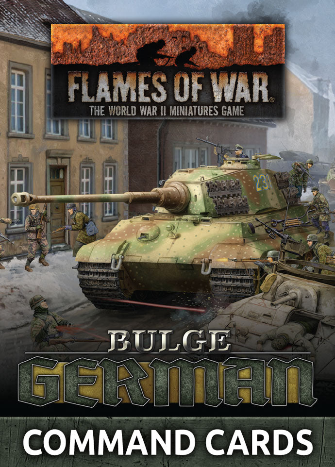 Flames of War: Bulge – German Command Cards