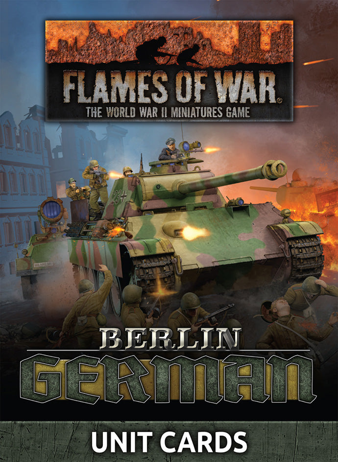 Flames of War: Berlin – German Unit Cards