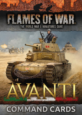 On Sale, Flames of War: Avanti Command Cards