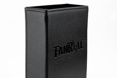 FanRoll: Fold Up Leather Dice Tower Black