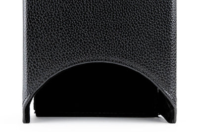 Accessories, FanRoll: Fold Up Leather Dice Tower Black