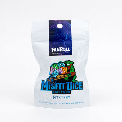 Role Playing Games, Fanroll: Mystery Misfit Resin Polyhedral Dice Set