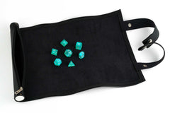 Fanroll: Dice Scroll Rolling Mat and Carrying Case Black