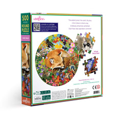 eeBoo: Forest Dream 500pc Round Puzzle