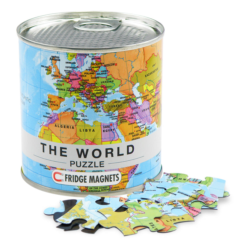 The World 100pc Fridge Magnet Puzzle