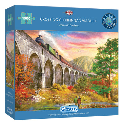 Jigsaw Puzzles, Gibsons: Crossing Glenfinnan Viaduct 1000pc Puzzle