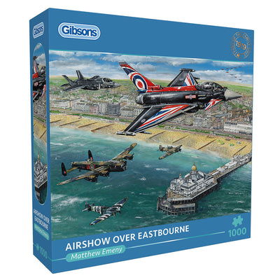 Jigsaw Puzzles, Gibsons: Airshow Over Eastbourne 1000pc Puzzle