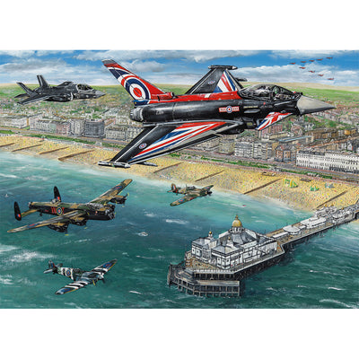 Jigsaw Puzzles, Gibsons: Airshow Over Eastbourne 1000pc Puzzle