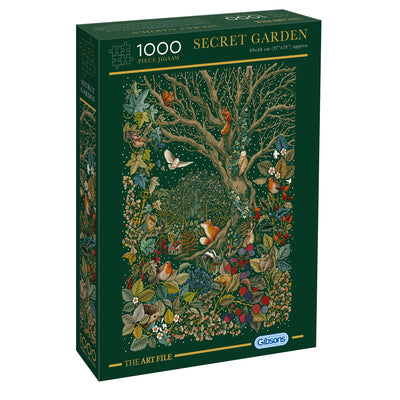 Jigsaw Puzzles, Gibsons: The Art FIle – Secret Garden 1000pc Puzzle