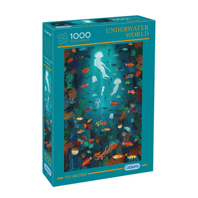 Jigsaw Puzzles, Gibsons: The Art File – Underwater World 1000pc Puzzle