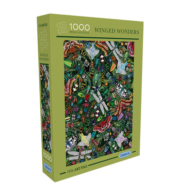 Jigsaw Puzzles, Gibsons: The Art File – Winged Wonders 1000pc Puzzle