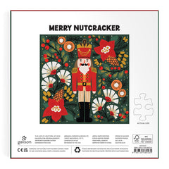 Galison: Merry Nutcracker 500pc Foil Puzzle