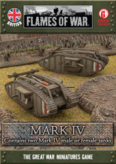 Flames of War: WW1 Mark IV Tank