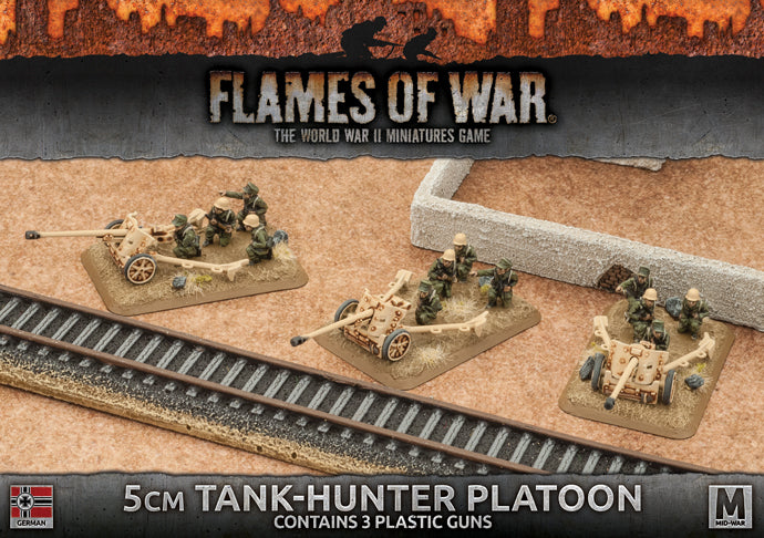 Flames of War: 5cm Tank-hunter Platoon
