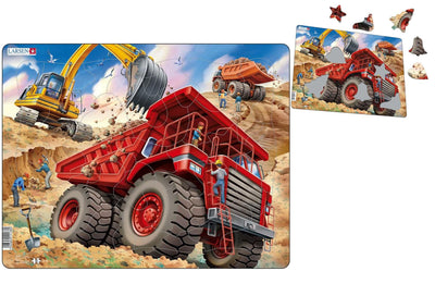 Kid's Jigsaws, Giant Dump Truck Puzzle 33pc