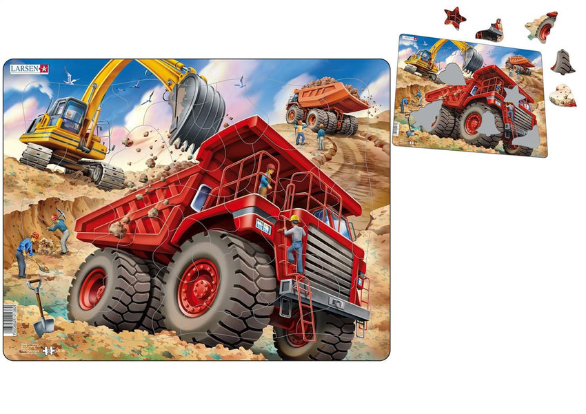 Giant Dump Truck Puzzle 33pc