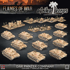 Flames of War:  Afrika Korps German Dak Panzer Company