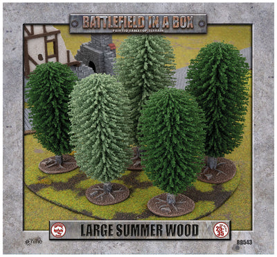 Terrain, Battlefield in a Box: Large Summer Wood 30mm