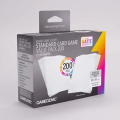 Gamegenic Matte Board Game Sleeves: Standard 66 x 91mm 200 Pack