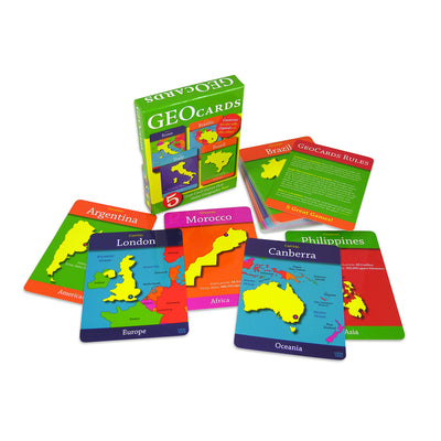 Science and History Games, Geo Cards 50 Jumbo Sized Cards