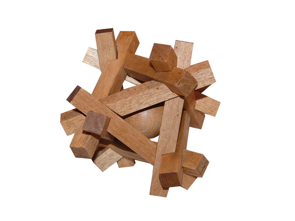 Gridlock Wooden IQ Puzzle