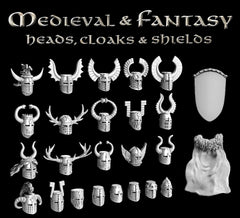Victrix: Pillage – Medieval & Fantasy Heads Cloaks & Shields