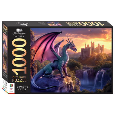 Jigsaw Puzzles, Mindbogglers Artisian: Dragon's Castle 1000pc Puzzle