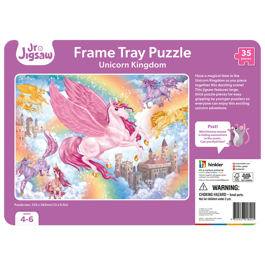 Jr. Jigsaw: Frame Tray Puzzle – Unicor Kingdom 35pc