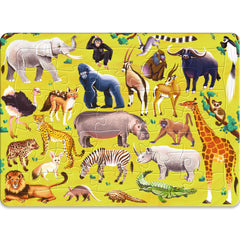 Jr. Jigsaw: 3 in 1 Frame Tray Puzzles – Animals