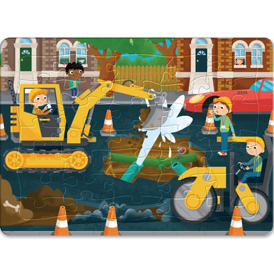 All Products, Jr. Jigsaw: 3 in 1 Frame Tray Puzzles – Vehicles
