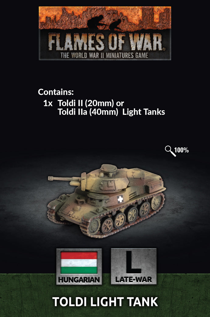 Flames of War: Hungarian Toldi Light Tank