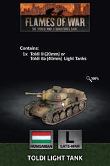 Flames of War: Hungarian Toldi Light Tank