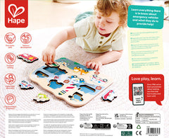 Hape Peg Puzzle: Emergency Vehicles