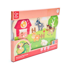 Hape Peg Puzzle: Farm Animals