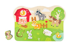 Hape Peg Puzzle: Farm Animals