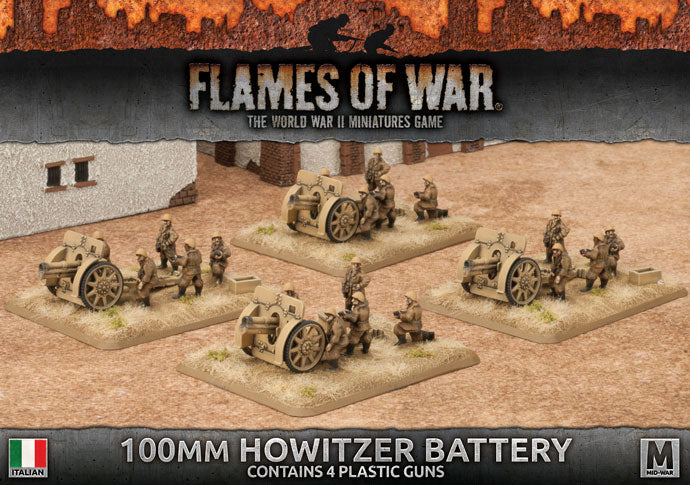 Flames of War: 100mm Howitzer Battery