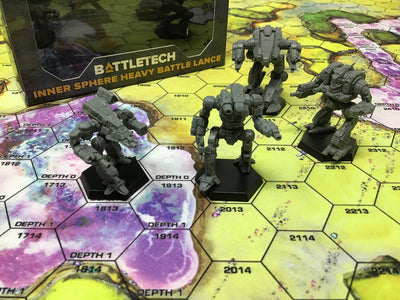 Miniatures, Battletech Inner Sphere Heavy Battle Lance