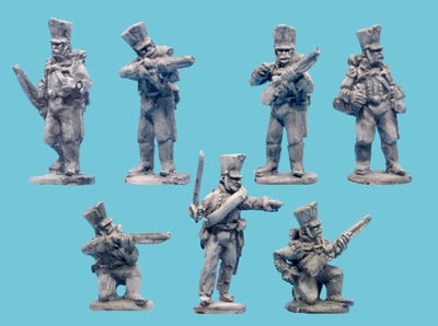 Miniatures, PRUSSIAN JAEGERS WITH COMMAND
