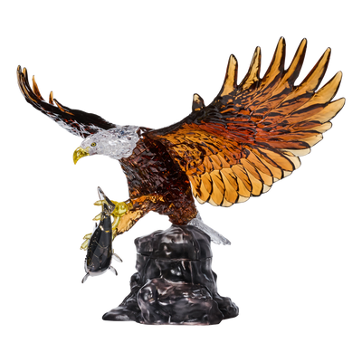3D Jigsaw Puzzles, Crystal Puzzle: Brown Eagle