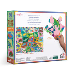 eeBoo: Alphabet of Dinosaurs 36pc Giant Puzzle