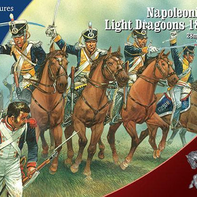 Miniatures, Napoleonic British Light Dragoons 1808-1815