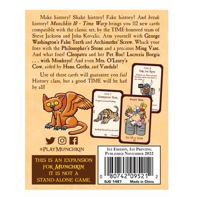 All Products, Munchkin 10: TIme Warp