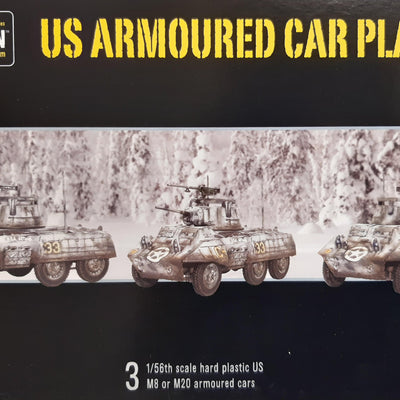 Miniatures, Bolt Action: M8/M20 US Armoured Car Platoon