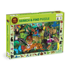 Mudpuppy: Rainforest 64pc Search & Find Puzzle