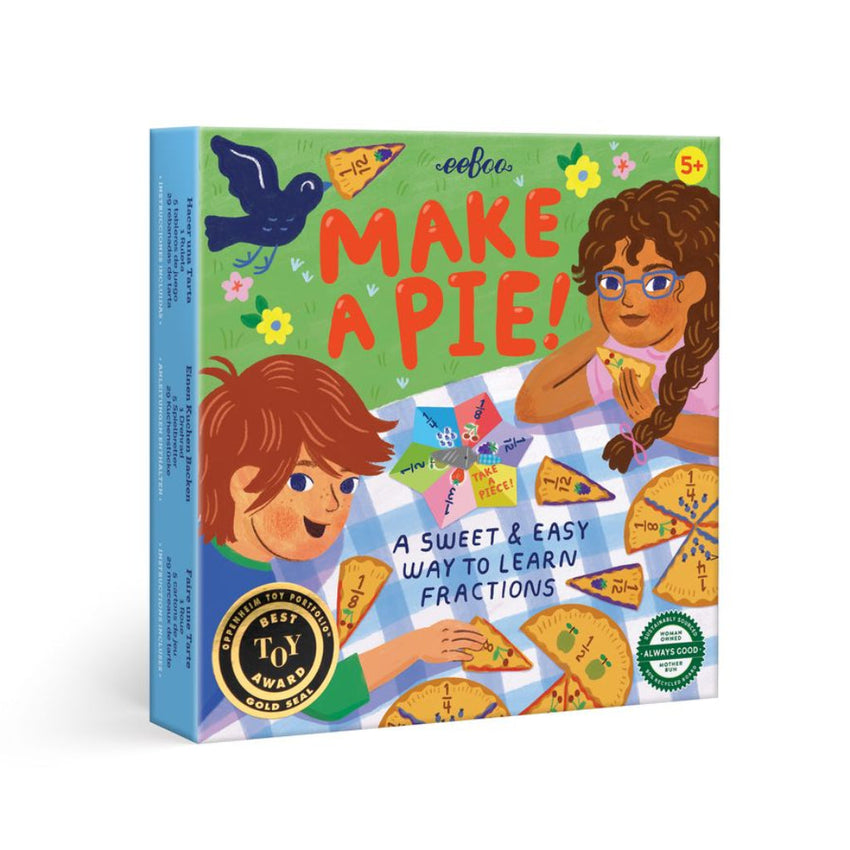 eeBoo: Make a Pie Fraction Game