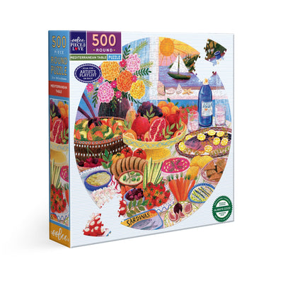Jigsaw Puzzles, eeBoo: Mediterranean Table 500pc Puzzle