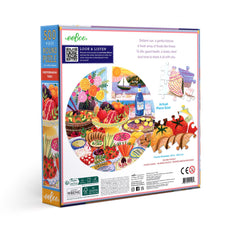 eeBoo: Mediterranean Table 500pc Puzzle