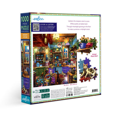 Jigsaw Puzzles, eeBoo: Midnight Kitchen 1000pc Puzzle